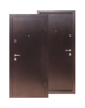 Входная дверь Ультра (металл), 2050×880×960×60 мм, цвет Медный антик
