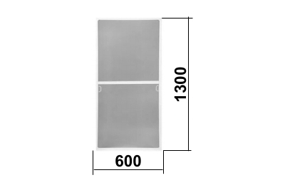 Москитная сетка для окна ПВХ 600x1300 мм
